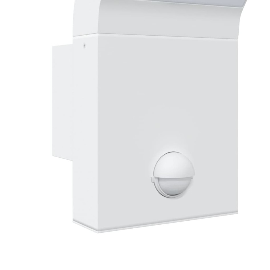 Lámparas de pared LED exterior con sensor 2 uds aluminio