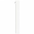 Vitrina de madera ingeniería blanca 100x8,5x75
