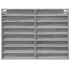 Vitrina de madera de ingeniería gris Sonoma 100x8,5x75