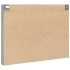 Vitrina de madera de ingeniería gris Sonoma 100x8,5x75