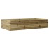 Jardinera de madera de pino impregnada 110x60x23