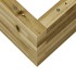 Jardinera de madera de pino impregnada 110x60x23