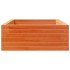 Jardinera madera maciza de pino marrón cera 110x60x23