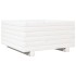 Jardinera de madera maciza de pino blanco 50x50x26,5