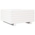 Jardinera de madera maciza de pino blanco 50x50x26,5
