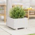 Jardinera de madera maciza de pino blanco 40x40x26,5