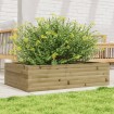 Jardinera de madera de pino impregnada 90x60x23 cm