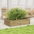 Jardinera de madera de pino impregnada 90x60x23