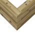 Jardinera de madera de pino impregnada 90x60x23