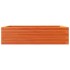 Jardinera madera maciza de pino marrón cera 90x60x23