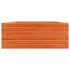 Jardinera madera maciza de pino marrón cera 90x60x23