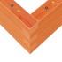 Jardinera madera maciza de pino marrón cera 90x60x23
