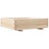 Jardinera de madera maciza de pino 90x90x26,5
