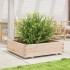 Jardinera de madera maciza de pino 90x90x26,5