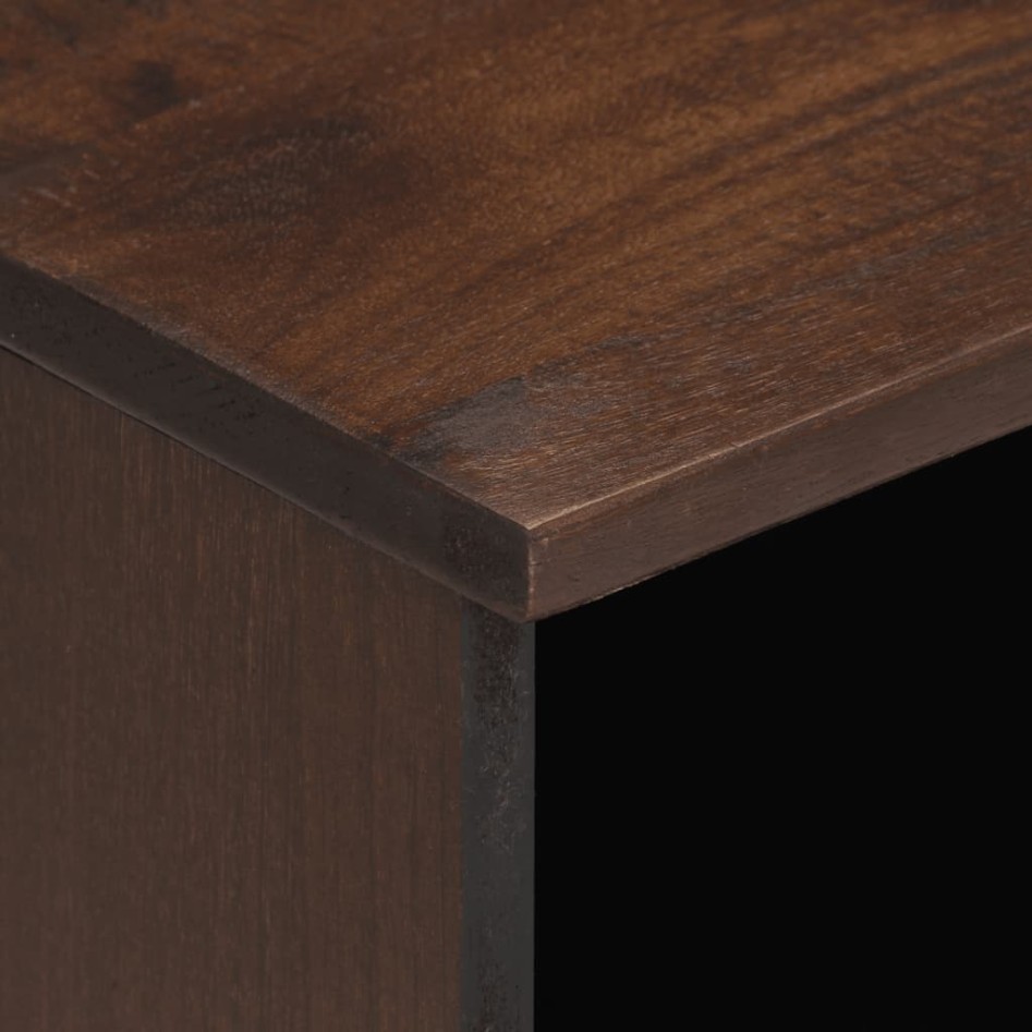 Mesitas de noche 2 uds madera maciza de mango 40x34x46