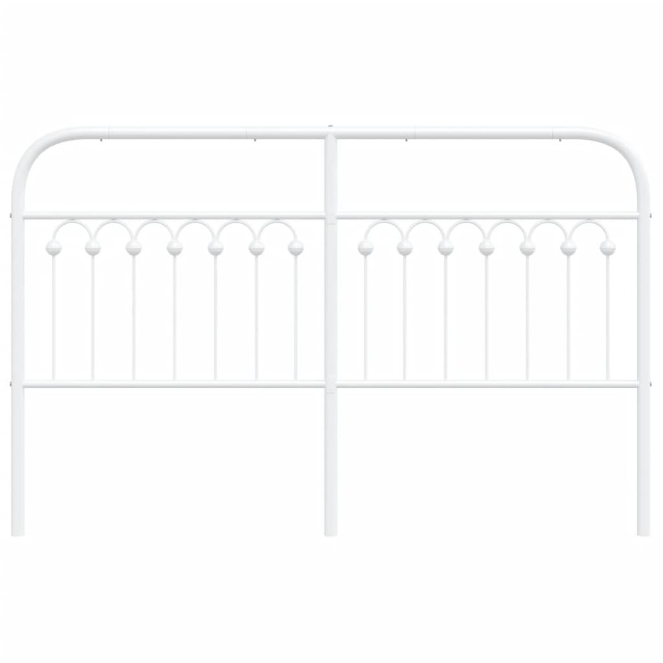 Cabecero de metal blanco 150