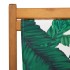 Silla de playa plegable madera maciza de eucalipto y tela