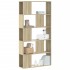 Librería de 5 niveles madera roble Sonoma 80,5x23,5x162,5