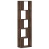 Librería de 5 niveles madera de ingeniería marrón