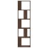 Librería de 5 niveles madera de ingeniería marrón