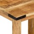 Mesas apilables 3 piezas madera maciza de mango