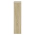 Cubierta de radiador madera color roble Sonoma 205x21,5x83,5