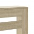 Cubierta de radiador madera color roble Sonoma 205x21,5x83,5