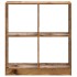 Estantería de madera ingeniería color envejecido 68,5x32x75