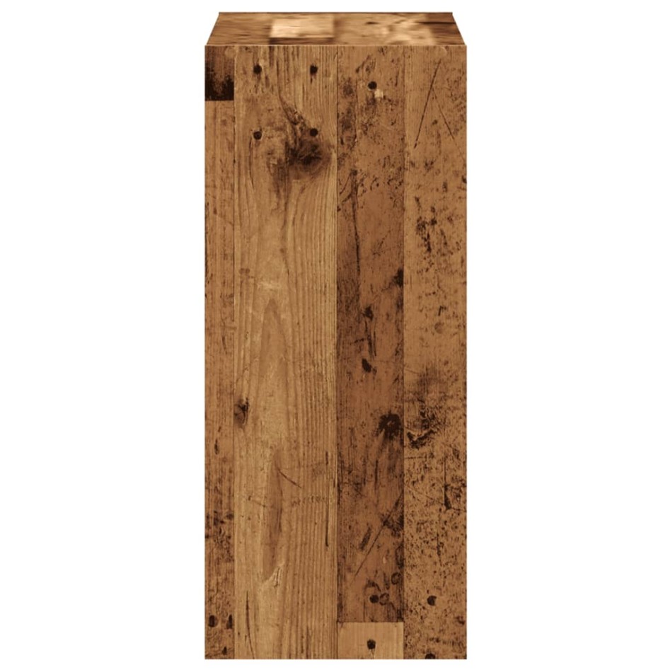 Estantería de madera ingeniería color envejecido 68,5x32x75