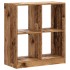 Estantería de madera ingeniería color envejecido 68,5x32x75