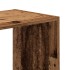 Estantería de madera ingeniería color envejecido 68,5x32x75