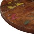 Tablero de mesa redondo madera maciza reciclada Ø 70x2,5