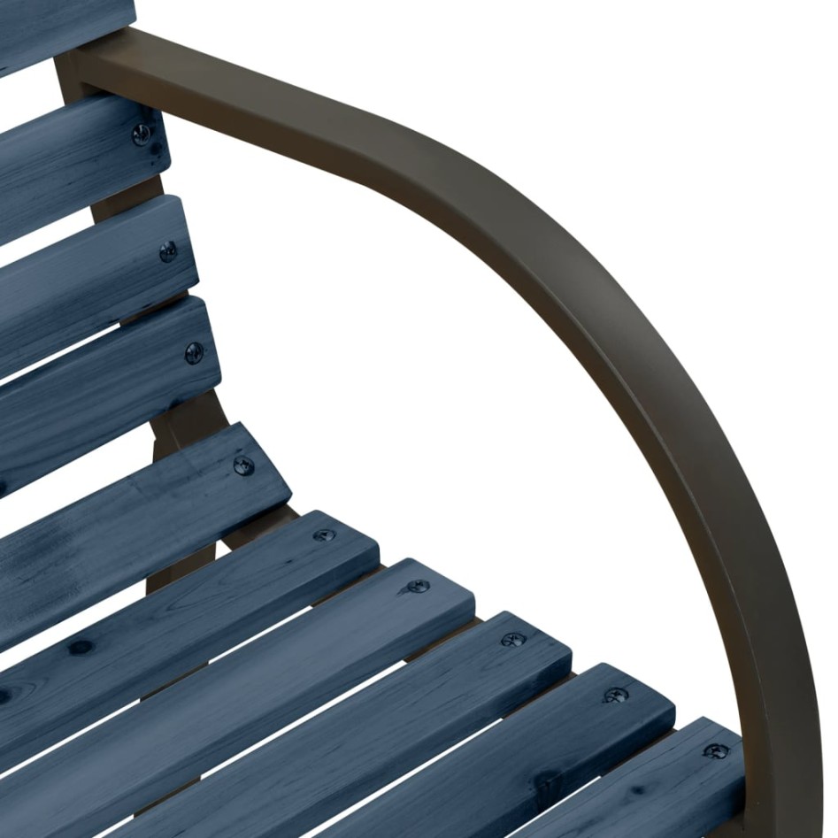 Banco de jardín para niños de madera de abeto chino gris 81