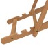 Silla de playa plegable de madera maciza de teca
