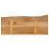 Tablero de mesa borde natural madera maciza mango 140x30x2,5
