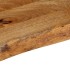 Tablero de mesa borde natural madera maciza mango 140x30x2,5