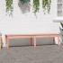 Banco de jardín 2 plazas madera maciza Douglas 203,5x44x45