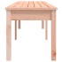 Banco de jardín 2 plazas madera maciza Douglas 203,5x44x45