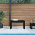 Banco de jardín madera maciza de pino negro 80x38x45