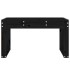 Banco de jardín madera maciza de pino negro 80x38x45