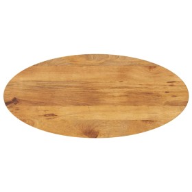 Tablero de mesa ovalado madera maciza de mango 110x40x2,5