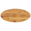 Tablero de mesa ovalado madera maciza de mango 110x40x2,5 cm