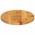 Tablero de mesa ovalado madera maciza de mango 110x40x2,5