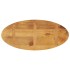 Tablero de mesa ovalado madera maciza de mango 110x40x2,5