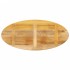 Tablero de mesa ovalado madera maciza de mango 140x50x3,8