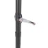 Sombrilla jardín con LEDs poste acero antracita 225x225x212