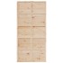 Puerta de granero madera maciza de pino 100x208