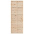Puerta de granero madera maciza de pino 80x208