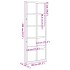 Puerta de granero madera maciza de pino 80x208