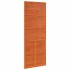 Puerta de granero madera maciza pino marrón miel 80x208